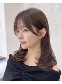 韓国レイヤー/韓国風/ボブ/髪質改善/黒髪/ブリーチなし〔池袋〕