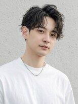 ノア(NOA)&nbsp;【NOA】爽やかメンズセンターパート×ニュアンスパーマ