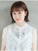 ★大人可愛い20代30代40代大人薄めバンク前髪くびレイヤー