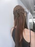 【顔タイプアドバイザー沖塩限定】　似合わせヘアセット￥7700