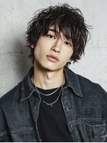 ダブルアール(RR MEN'S SALON)&nbsp;リバースセンターパート/ダウンバング/由比ヶ浜