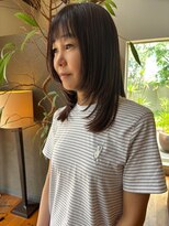 トップヘアー スパアンドリラクゼーション 安城(spa&relaxation)&nbsp;顔まわりレイヤーカット