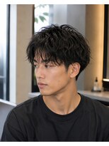 MEN's Baguz MEN'Sカット/ MEN'Sパーマ/ MEN'Sカラー 無造作ウェーブ束感メンズパーマ