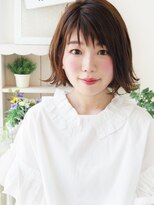 ジュレベール(JurerBelle)&nbsp;【ジュレベール 松田】 モテ可愛い外ハネ爽やかウエットボブ