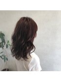 ツヤのあるレディピンク