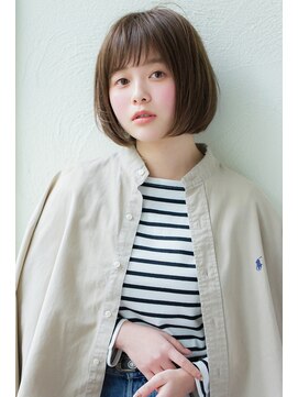 アンアミ オモテサンドウ(Un ami omotesando) 【Un ami】《増永剛大》パツッとラインでコンパクトなミニボブ