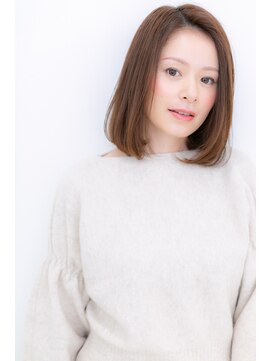カバーヘア イヴ 戸頭店(COVER HAIR EVE) アシンメトリー小顔ワンカール大人ボブディZ戸頭30代40代50代