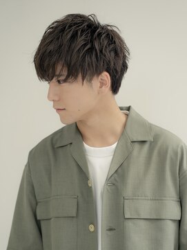 エンタク 新宿三丁目店(enntaku) ツーブロックネープレスマッシュショートレイヤー