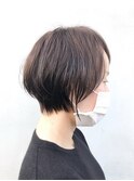 【ハンドブローできまる】ココアブラウン×大人ショート