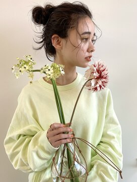 ユー(yew) ゆるお団子ヘア