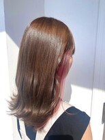 ドルチェヘアー(DOLCE HAIR) ピンクヴァイオレットのイヤリングカラー