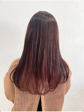 ニコア 千葉(nicoa) インナーカラー/レッドカラー/艶ボルドー[千葉/千葉駅]