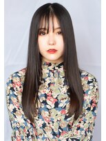 カータヘアルム(karta hair rum) 【karta】ミストバング・シェルミー暗髪ストレート