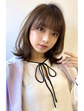 ハニーシブヤ(HONEY shibuya) 【HONEY渋谷】大人かわいいくびれ鎖骨ミディ（徳永　りえこ）