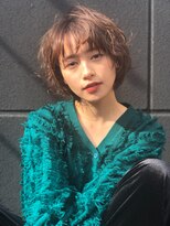 クシュ 所沢東口店(kusyu...)&nbsp;内巻きワンカール×こなれヘア×ミルクティーブラウン×所沢