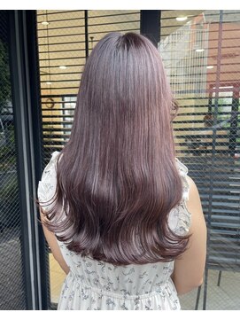 ヘアサロン ガリカ 表参道(hair salon Gallica) 大人フェミニンロング/ラベンダーココアブリーチなし