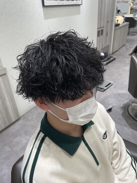 アース 名駅店(HAIR&MAKE EARTH) メンズ最新トレンドスタイル 【波巻きパーマ】EARTH名駅店