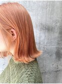 937ニュアンスカラーハイトーンカラーオレンジヘルシースタイル