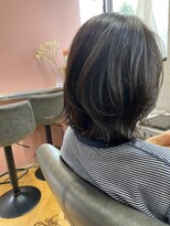 カームバイリコ 学芸大学(calm by liko) 前髪/マチルダボブ/ピンクベージュ/インナーグレージュ/学芸大学