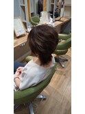 20代30代40代ナチュラルソフトウルフ乾かすだけモカベージュ