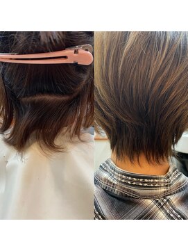 あさひ 襟足の生え癖を馴染ますドライカット 7