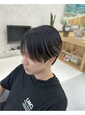 シースルーマッシュ/メンズ縮毛矯正