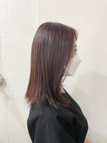 ヴァージ(Verge)&nbsp;レイヤーカット/ウェーブパーマ/前髪/こなれミディ[代官山駅]