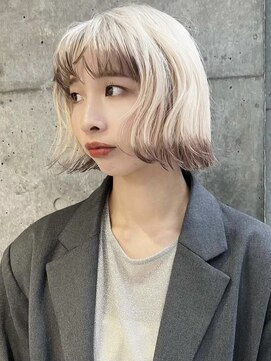 ソル オモテサンドウ 表参道 青山(SOL . OMOTESANDO) ミルクティーベージュダブルカラーケアブリーチインナーカラー