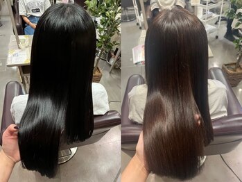 ボイストゥルース 久我山店の写真/《アルカリ酸熱トリートメント》を使った施術を行い、サラサラで艶々な美髪を実現します◎