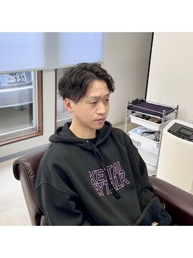 ヘアーズアウル(hair`s OWL) アップバングツイストスパイラル
