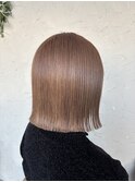 パツッと切りっぱなしボブ×ハリウッドトリートメント