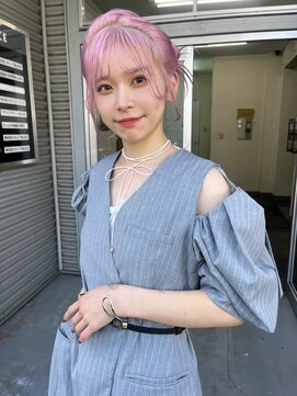 アロ 大阪梅田(alo) 【momoa】ピンクパープルカラー