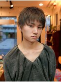 薬院 メンズショート スパイキーショート ピンパーマ