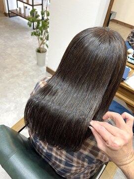 ヘアーサロン ジュエール(jyue-ru) #美髪ストレート#北谷#髪質改善#縮毛矯正#トリートメント