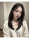 #韓国風#レイヤー#顔まわり#ブリーチなしダブルカラー#髪質改善
