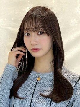 コンフィー(comfy) 『サザワ』フェザーパーマチェリーブラウンミニウルフ