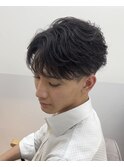 【Zina】メンズ/韓国/センターパート/縮毛矯正/福岡/天神/大名
