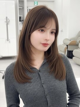アマトウキョウスマートサロン(AMA TOKYO×Smart Salon) くびれレイヤー/顔まわりカット/レイヤーカット/小顔ヘア
