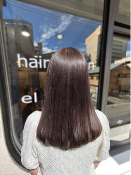 エル トゥー エフ(el two ef) ラウンドカット/グレージュカラー