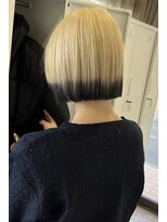 オーダイム(ou' dime) 裾カラーケアブリーチボブハイトーンブランド