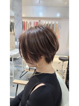 ウェーブ(WAVE) 【ショート】ブラウン/リタッチカラー/ハイレイヤーカット