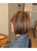 水平ボブ30代40代50代60代