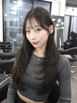 ラベル 渋谷(LAVEL)&nbsp;ワンホンレイヤー/オリーブグレージュ/小顔カット