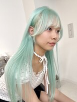 ペレ 梅田(PELE)&nbsp;イメチェン/ピンクベージュ/アンブレラカラー/前髪/梅田