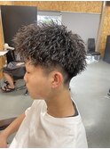 ショートヘアー×ツイストスパイラル