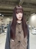 "ブリーチなしで明るさを最大限に"カット+ダブルケアカラー+TR　￥17160