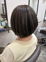 バセット バイ アルター 鎌取店(basset by aL-ter) ダークパープル/ナチュラルショート/ミルクブラウン/夏/鎌取