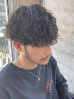 フィフス 大分(fifth)&nbsp;大分波巻きスパイラルパーマメンズカットラウンドマッシュゆるめ