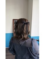 キキヘアメイク(kiki hair make)&nbsp;ハーフアップアレンジ
