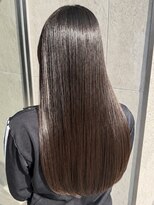トップヘアーテラス(TOPHAIR TERRACE)&nbsp;知立美髪髪質改善ストレートロングダークブラウン艶髪20代30代